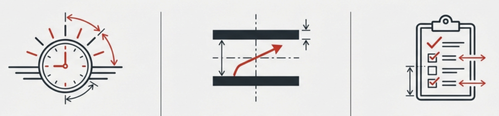 Diagram showing the 3-part RPM management loop: Morning Huddle, Real-Time Guardrails, and Daily Wrap to prevent Operational Drift.